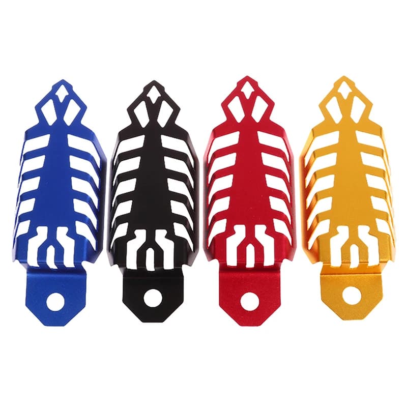 1Pc Motorcycle Shock Absorber Cover Front Rear Fork Decor Aluminium Protector