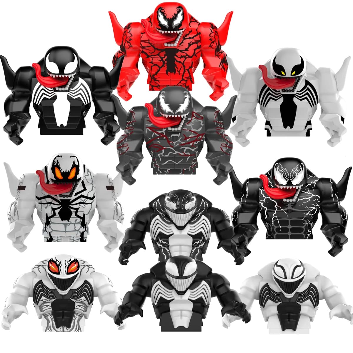 Disney Building Blocks Mini Model Figures Big Goblin Spiderman Iron Man Venom Captain Hawk Deadpool Technic Armor City Gift Toys