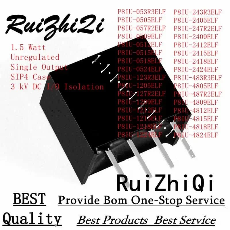 10PCS/LOT P8IU- P8IU 241ELF 2415ELF 2418ELF 2424ELF 483R3ELF 4805ELF 487R2ELF 4809ELF 4812ELF 4815ELF 4818ELF 4824ELF SIP DC/DC