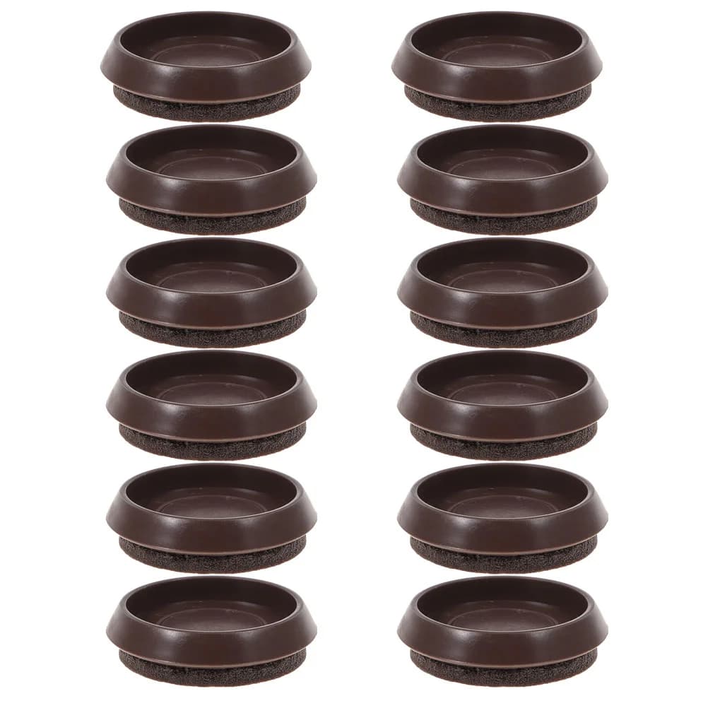 NonSlip Furniture Pads Chair Caster Cup Floor Protectors Furniture Legs Table Leg Caps Coasters Caster Cups Felt Furniture Parts