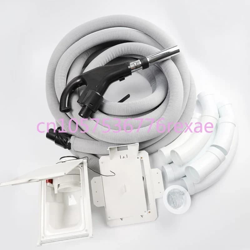 Sistem Pembersihan Vakum Sentral Untuk Rumah Sistem Vakum Pusat Menyembunyikan Selang Mengatur