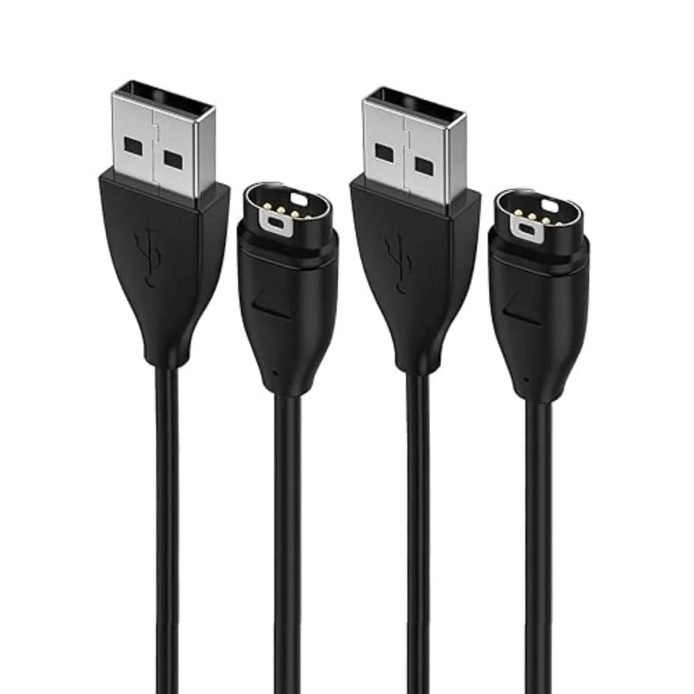 2PCS For Garmin Approach S10 S40 S60 G12 S12 S42 Vívoactive 3 4 4S, Instinct USB Charger Smartwatch Replacement Charger