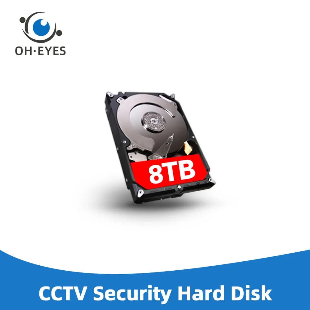 8TB HDD SATA Interface 3.5 Inch Hard Disk Drive Video Record For CCTV Security DVR NVR Or Surveillance System Kit