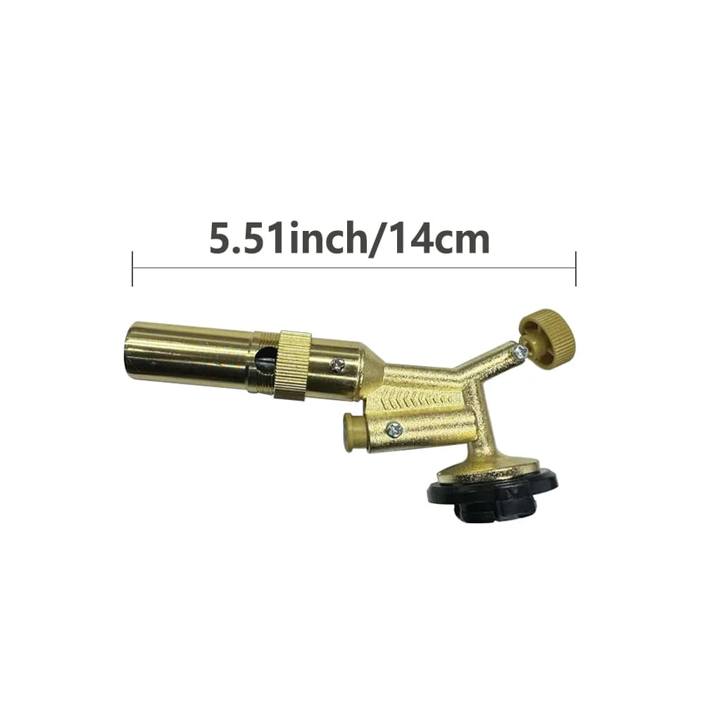 High Temperature Brass Copper Welding Torch Gas Burner Flame Gun for Brazing Solder Propane Plumbing - Home Improvement Tool