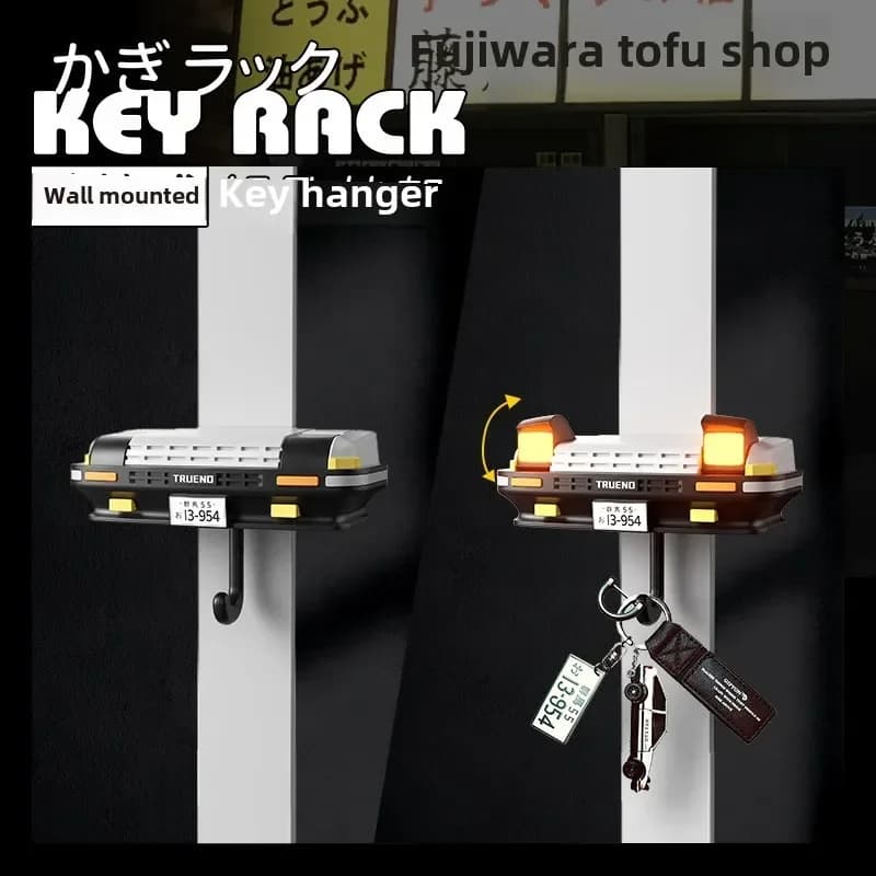 AE86 Car Key Holder New Gift Wall Mounted Headlight Decor Creative Auto Enthusiasts Home Decoration Key Organizer Product