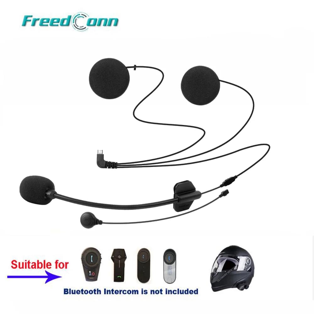 Freedconn Hard Earphone Suit For T-COM SC T-COMVB FDC-VB COLO TCOM-02 Helmet Intercom Motorcycle Interphone Accessories
