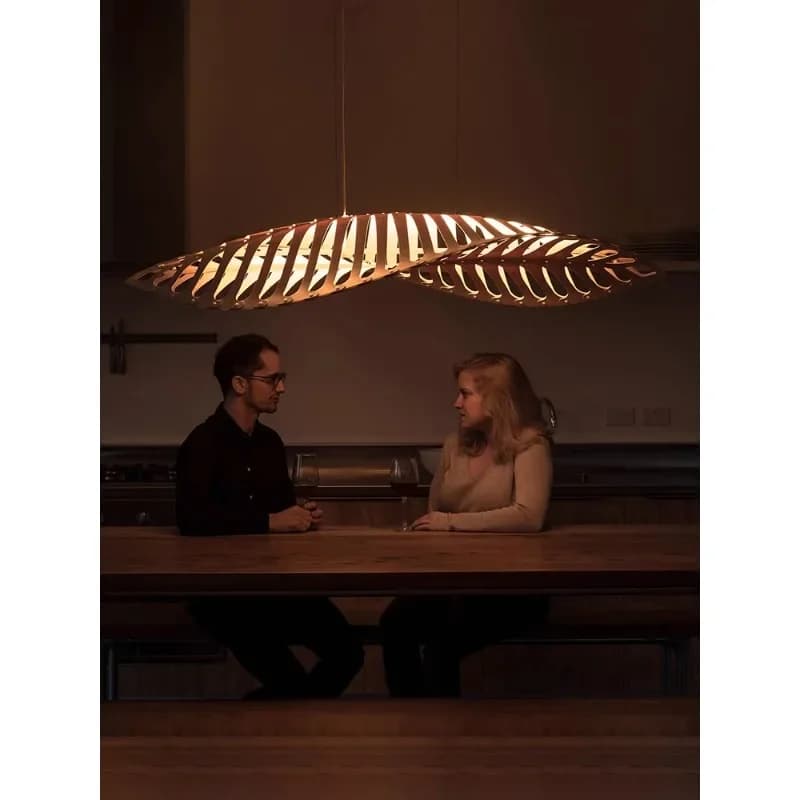 Wabi wind chandelier living room hotel lobby zen tea room lamp designer art hall restaurant dining table bar lamp