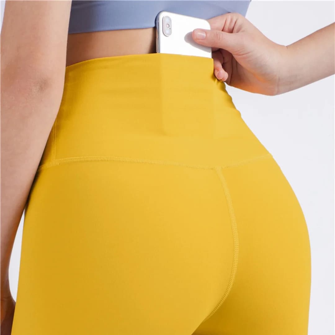 Solid Color 3.0 Comprehensive Training Jog 25"Soft High Waist Gym Yoga Legging Soft Women Sport Pant Athletic Back Waist Pocket