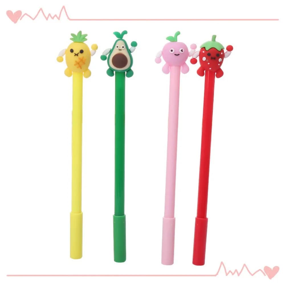 24 Pcs Cute Neutral Pens for Office: 24 Pcs Fruit Water Pens, Creative School Supplies