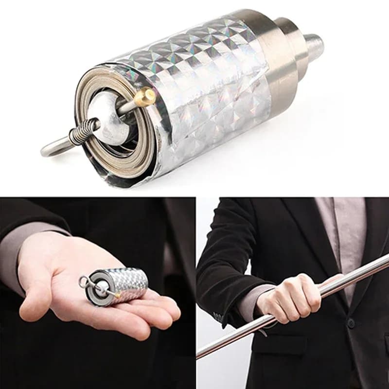 NEW EDC Metal Magic Telescopic Stick Rod Martial Arts Magic Pocket Outdoor Car Steel Wand Elastic Stick Hollow Adjustable Stick