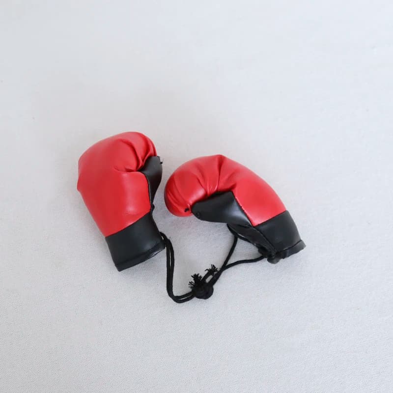 Newborn Mini New Leather Boxing Gloves Newborn Photography Props Baby boxer Sport Posing Photo Shoot