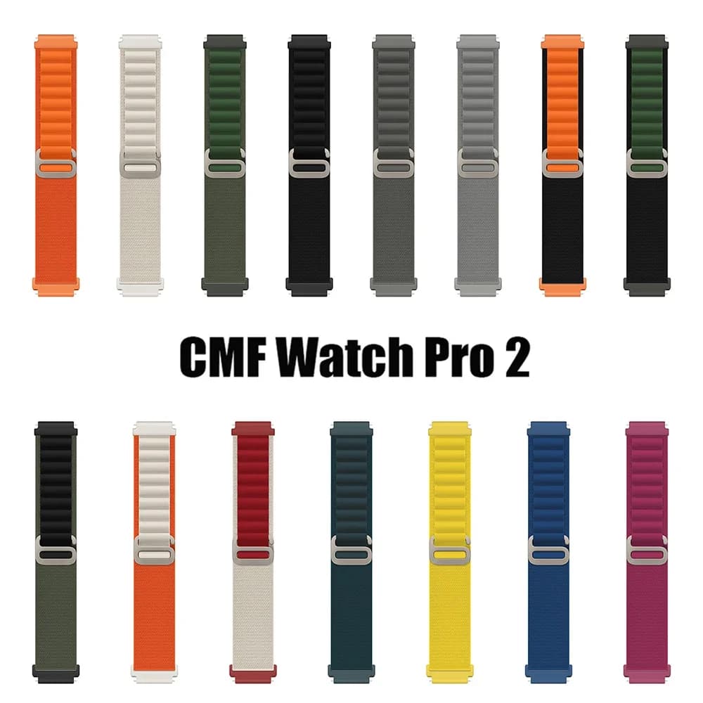 Alpine Bracelet for CMF Watch Pro 2 Band for CMF Watch Pro 2 Watch Strap Adjustable Nylon Correa Belt for CMF Accessories