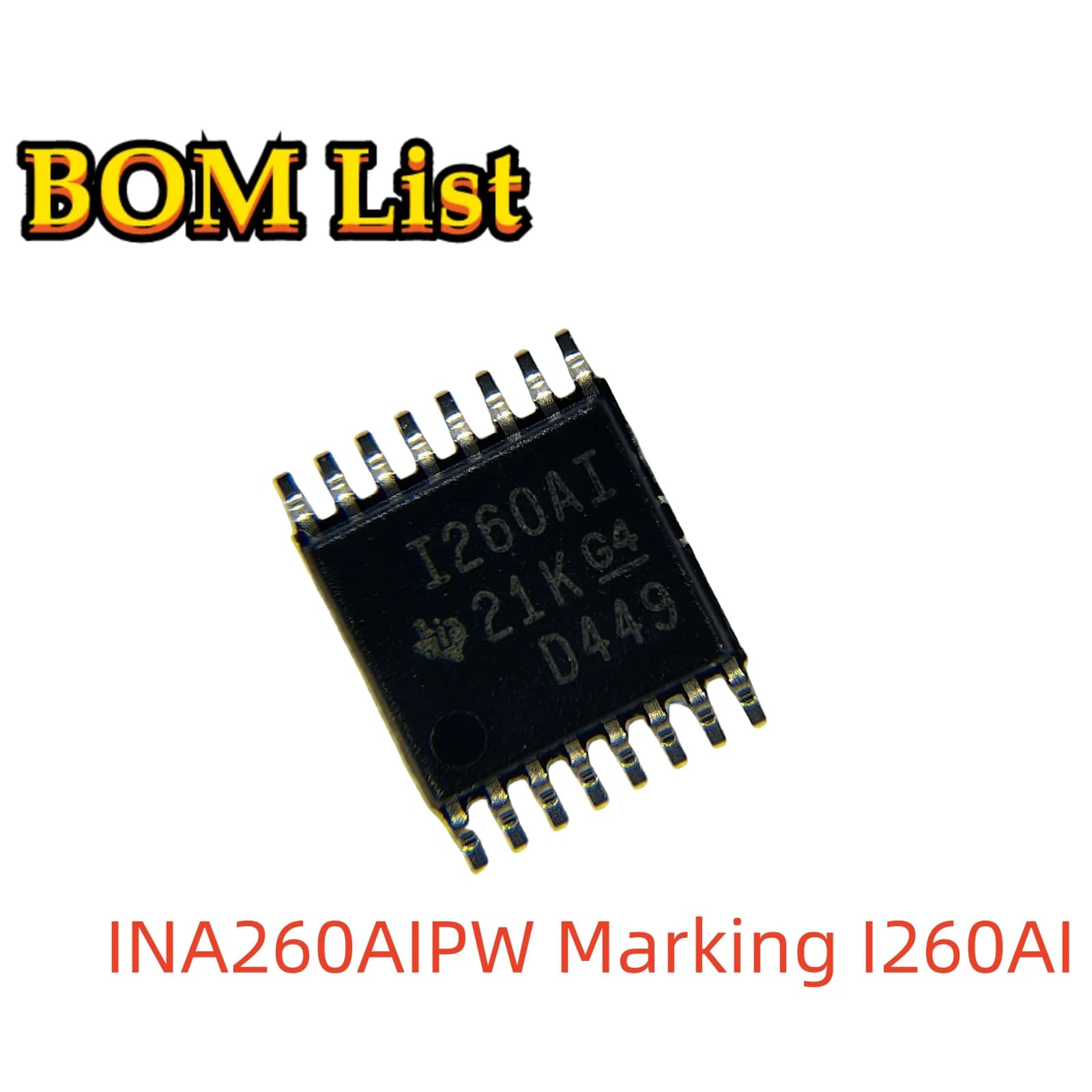 Marking I260AI  INA260 INA260AIPW IC For Bitaxe ESP-Miner