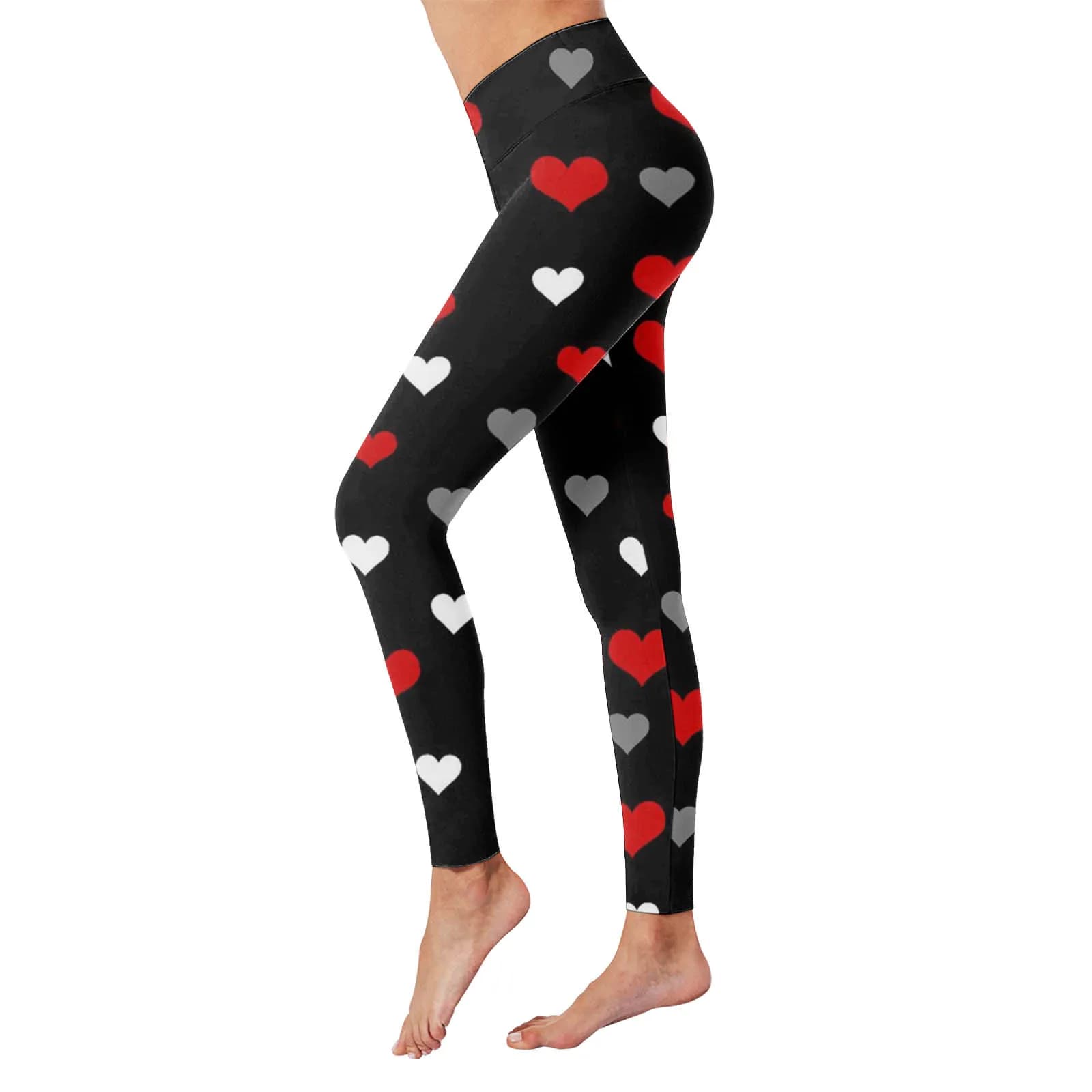 Valentines Day Workout Leggings Women Love Print Pants Yoga High Waist Fitness Athletic Pants Sport Home Workout Women's Pants