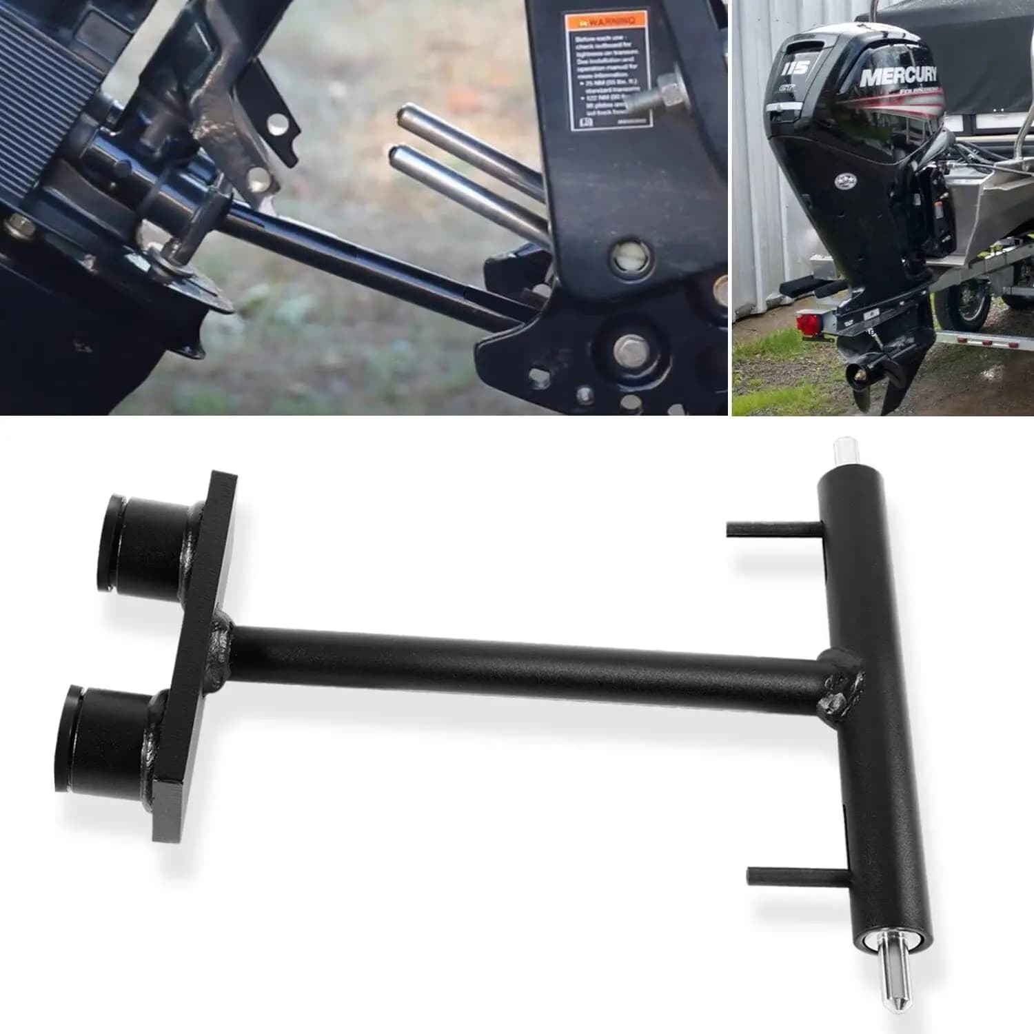 MX 10108 Outboard Trailering Transom Saver for Boat Outboard Motor Trailering Support Fits Mercury 135 OptiMax, 150 OptiMax