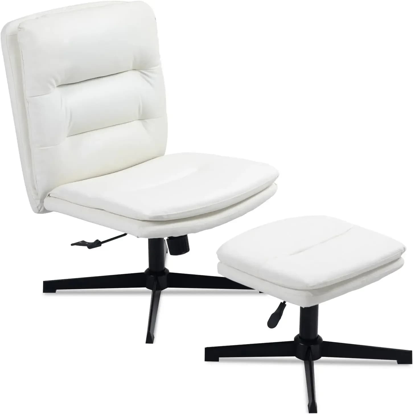 Pedicure Chair With Footrest, 360 Swivel Pedicure Station For Nail Tech No Plumbing, Hydraulic Pedicure For Foot Spa（White）