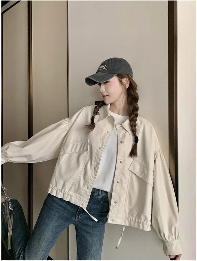 Off White Age Reducing Workwear Short Jacket For Women In Spring And Autumn 2024 Popular And Popular Commuting Casual Jacket