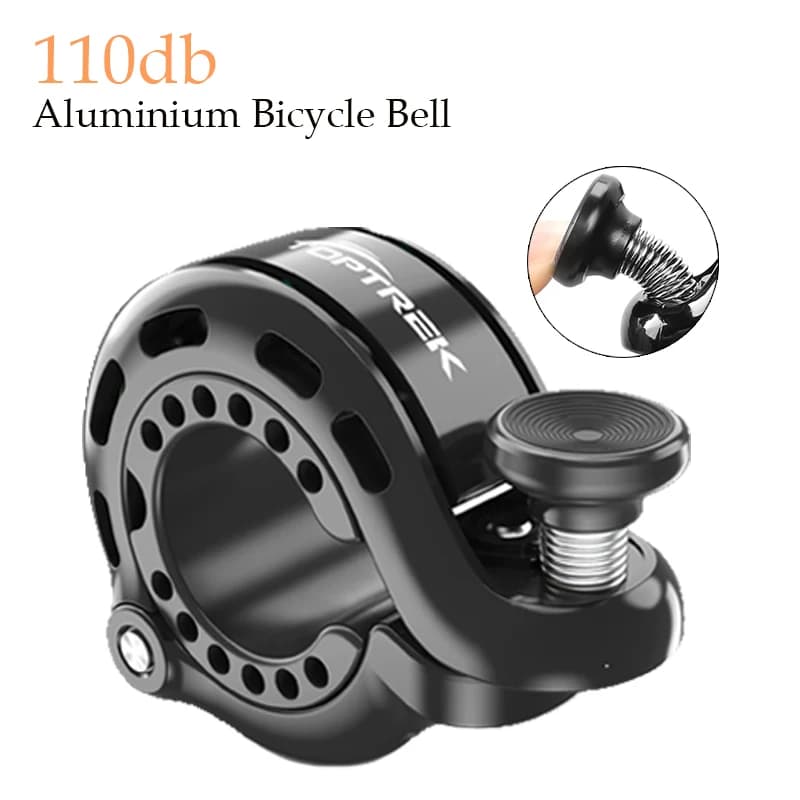 2025 New Upgrade Bicycle Bell 110dB Bell Loud Bicycle Horn Innovative Aluminum Alloy Mini Bell MTB Bicycle Bicycle Bell for Bike