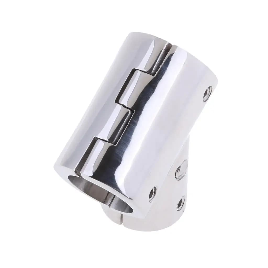 22mm Boat Handrail Fitting 60 Degree Tee 3 Way - 316 Stainless Steel