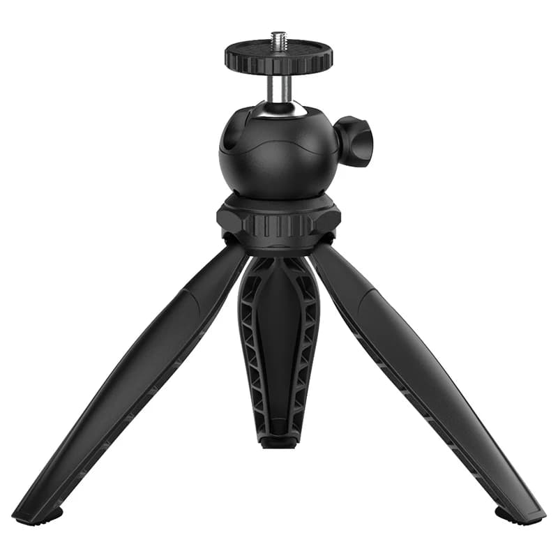 1/4 Screw Interface Desktop Tripod Independent Gimbal Stable Bracket Third gear height Adjustable For Photography Projector