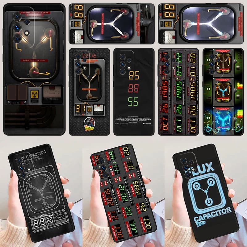 Back to the Future Flux Capacitor Redux case For Samsung Galaxy A42 A31 A40 A51 A71 A32 A80 A91 A52 A72 A73 A20e A50 A70 A11 A12