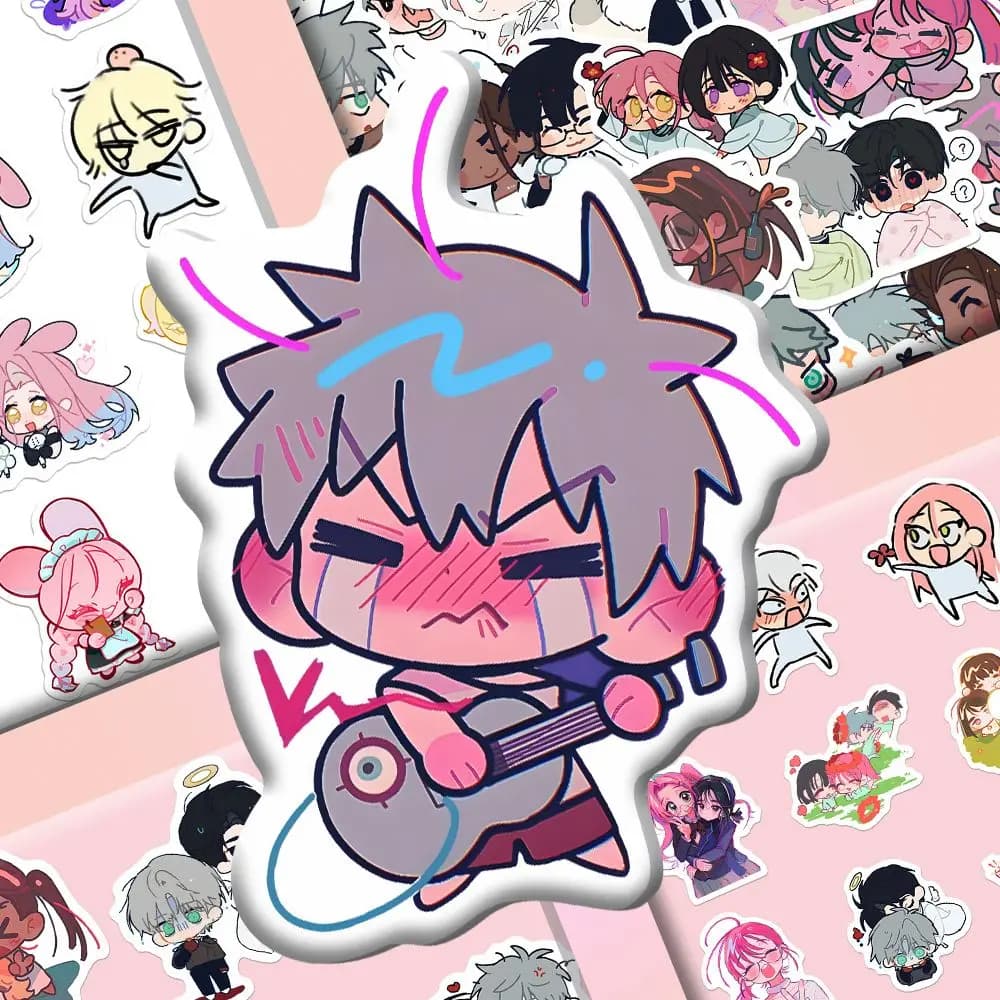 80PCS ALIEN STAGE Till Ivan Anime Stickers Cute Cartoon Decoration Suitcase Laptop Phone Stationery Manga Sticker