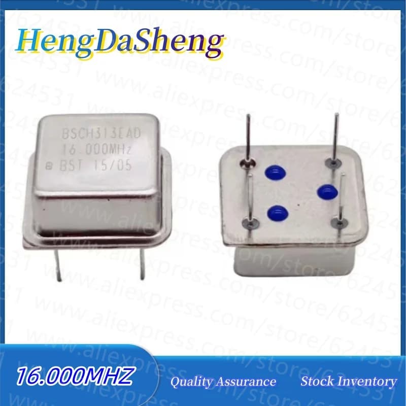 10pcs 16MHZ 16.000MHZ 16M In-line active crystal oscillator clock square half size DIP-4 OSC