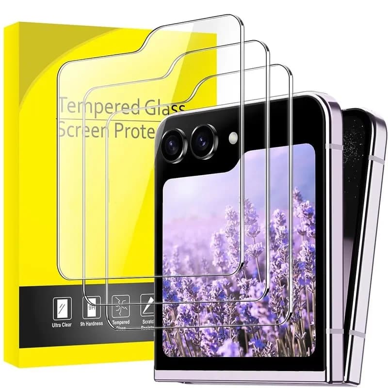 5/1Pcs zFlip5 zFlip6 Back Screen Protector For Samsung Z Flip 5 6 Flip5 Flip6 HD Tempered Glass 9H Hardness Protective Film