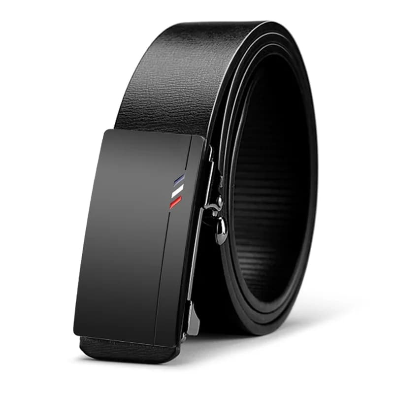 Fashion Men's Belt Toothless Automatic Buckle Belt Business SuitPants Gifts For Man High Quality Casual Belt