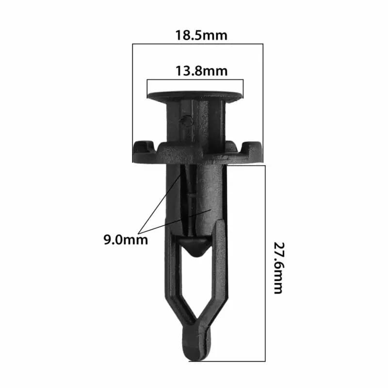 Bumper Clip Collection Includes 100 pcs of 9mm Clips Compatible with For Toyota and For Lexus Vehicles Reliable Use