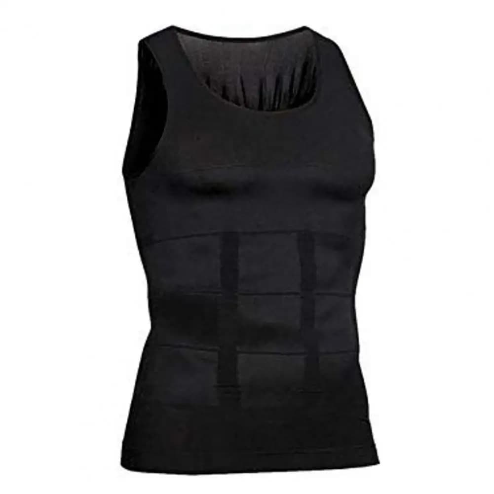 Men Shapewear Vest Premium Men's Shapewear Vest Compression Tummy Control Breathable Gym Tank Top Thin Fit Tank Top