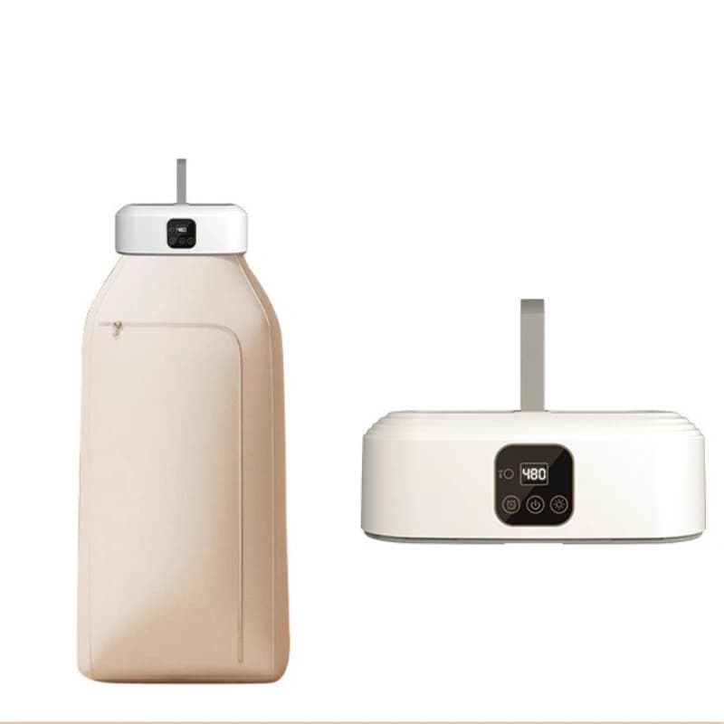 Mini Portable Dryer Foldable Electric Dryer Intelligent Timed Fast Drying Household Cabinet with Drying Bag Compact Travel Style