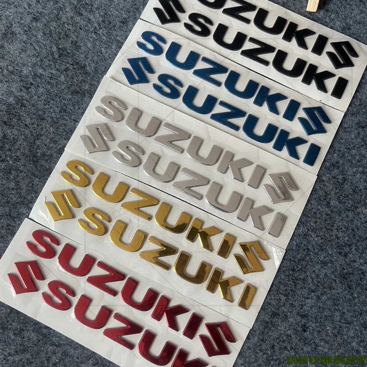 For 3D Suzuki Sticker Motorcycle Logo Decal