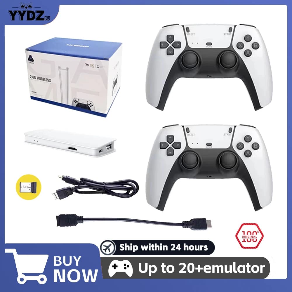 M15 Game Stick Mini TV Handheld Game Console Wireless Gamepads Video Game 20000+ Retro Game HD Output Gaming Consola for PS1 Etc