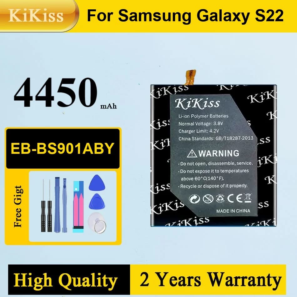 4450mAh/5900mAh KiKiss Powerful Battery For Samsung Galaxy S22 Plus/Ultra S22+ S22Plus S22Ultra S22U