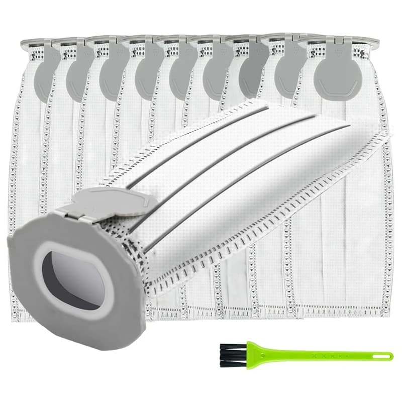 Pack Of 10 Vacuum Cleaner Bags Replacement Parts For Vorwerk Kobold VK7 FP7, Filter Bags For Kobold VK7 Cordless Vacuum Cleaner,