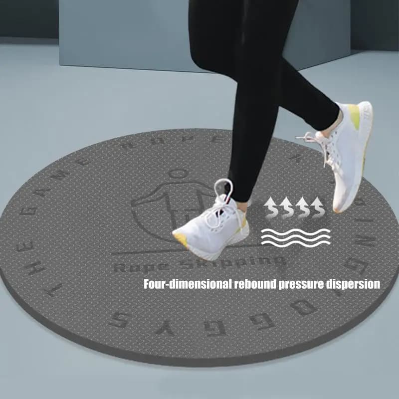 TPE jump rope mat shock absorption sound insulation mini thickened non-slip mute yoga mat 60CM indoor and outdoor floor jump