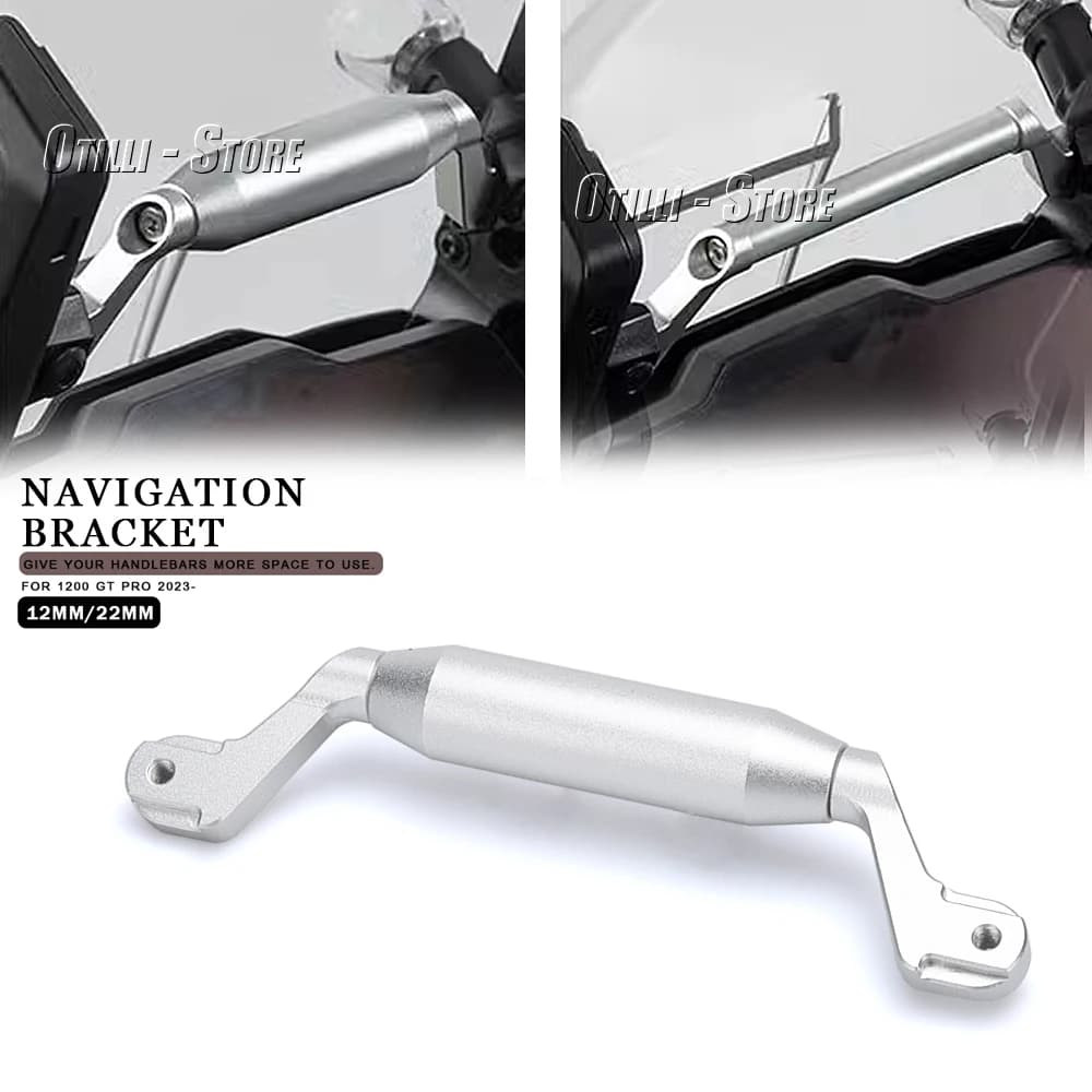 Motorcycle Accessories For TIGER1200 Tiger1200 TIGER Tiger 1200 GT Pro Phone Holder Stand GPS Navigation Plate Bracket 2023 -