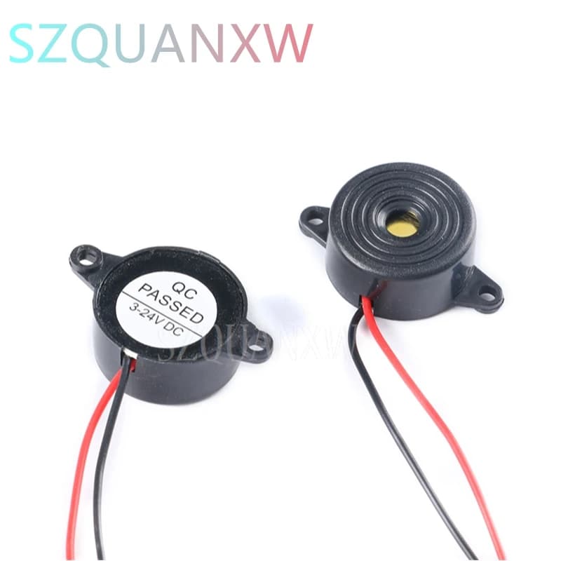 SFM-20B DC3-24V Durable 3-24V Piezo Electronic Buzzer Alarm 95DB Continuous Sound Beeper For Car Van