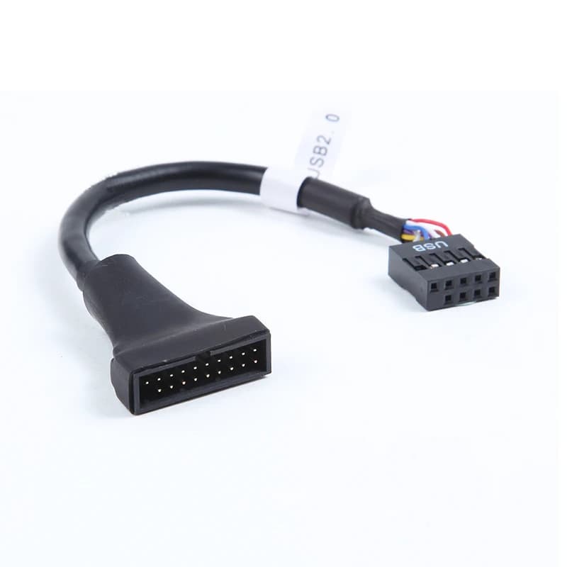 15cm USB 3.0 to USB 2.0 Converter 20 Pin Male to 9 Pin PC Motherboard Female Data Cable Adapter Extend Cord for PC Computer