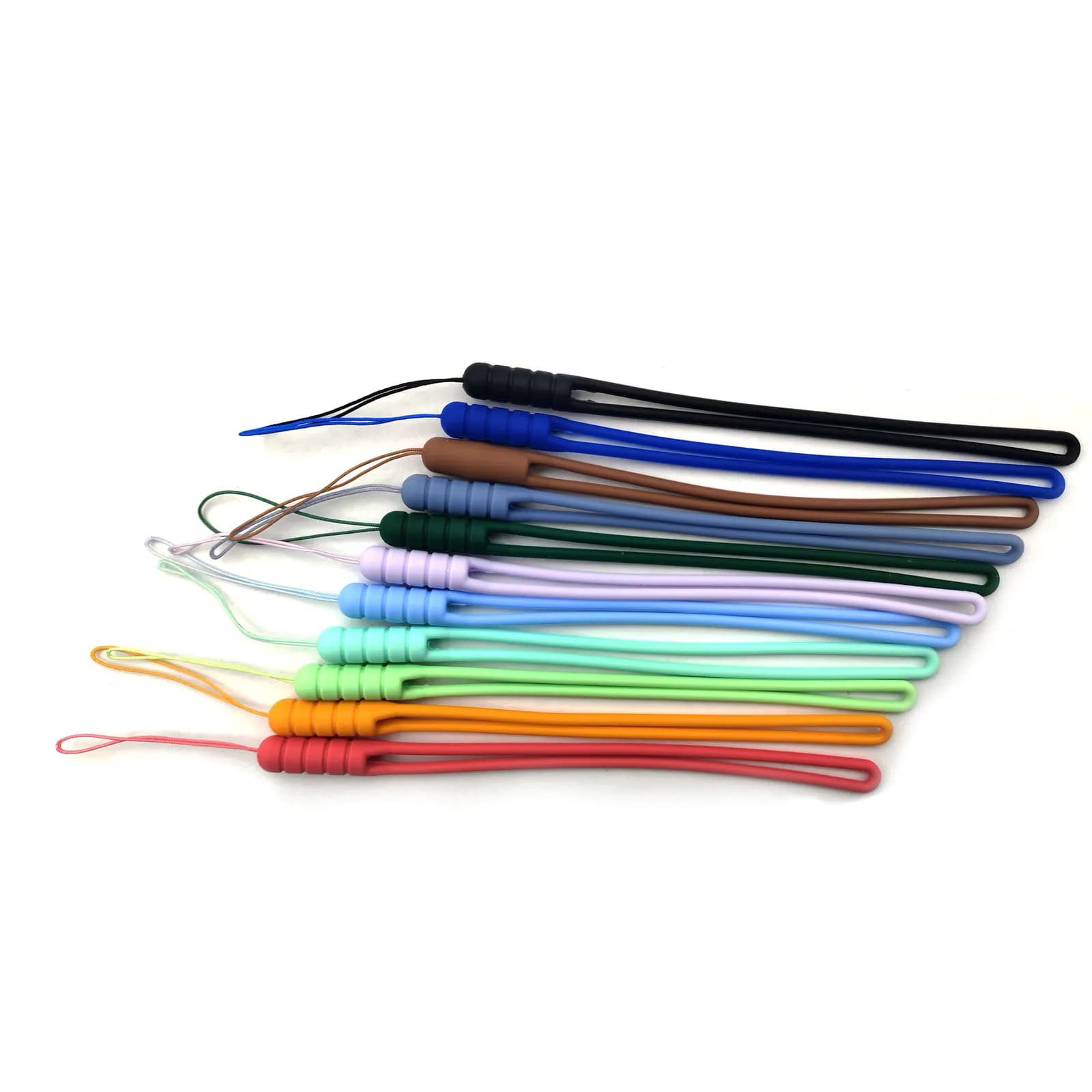 1 Piece Mobile Phone Liquid Silicon Lanyards USB Drive Key Wrist Hand Strap Rope