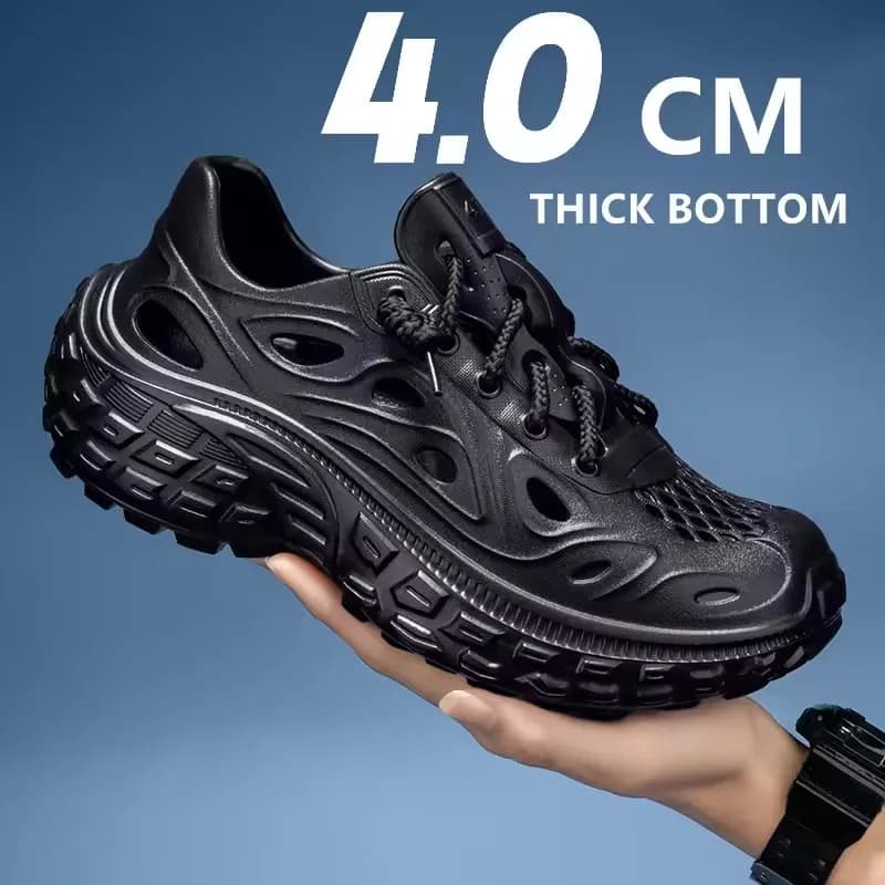 2025 New Summer Fashion Lovers Sandals EVA Baotou Men's Sandals Outdoor Thick Bottom Hole Shoes Luxury Beach Men Garden Shoes