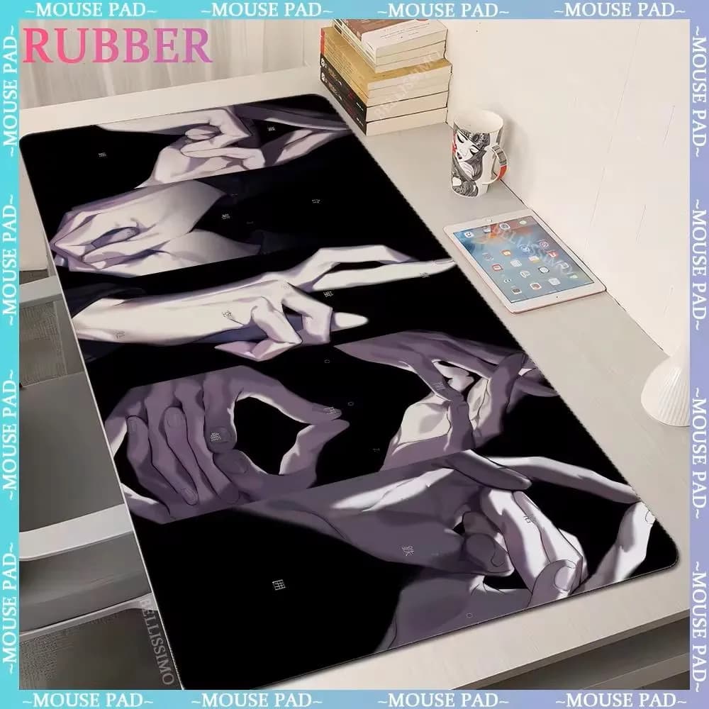 Anime J-Jujutsu K-Kaisen Mouse Pad Cartoon Anime Game Computer Pad Rubber Keyboard Pad Oversized Desk Pad Accessories 1200*60 MM