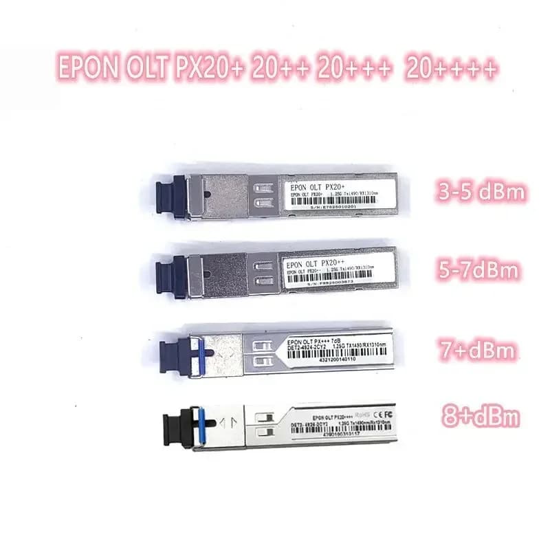 Epon Sc Olt Optische Transceiver PX20+ PX20++ Px20+++ OLT SFP OLT1.25G 1490/1310nm 3-7dBm Sc Olt Ftth Solutionmodule For A