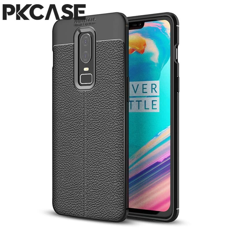 PKCASE Shockproof Case For One Plus 13 12 12R 11 11R 10T 10R Ace 5 2 Pro 2V 3 Nord CE2 Lite CE3 N200 Litchi Skin Pattern Cover