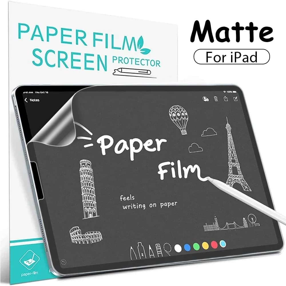 Like Paper Film Screen Protector For Ipad Pro 13 12.9 11 2025 M4 Air 4 5 3 10th 9th 8th 7th Generation Mini 6 7Matte Film Writer