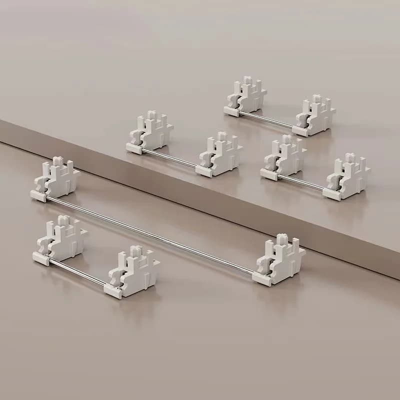 Milk V2 PCB Plate Mounted Stabilizer for Gaming Mechanical Keyboard Lubrication Satellite Axis for 1.2mm 1.6mm PCB 2u*4 6.25u*1