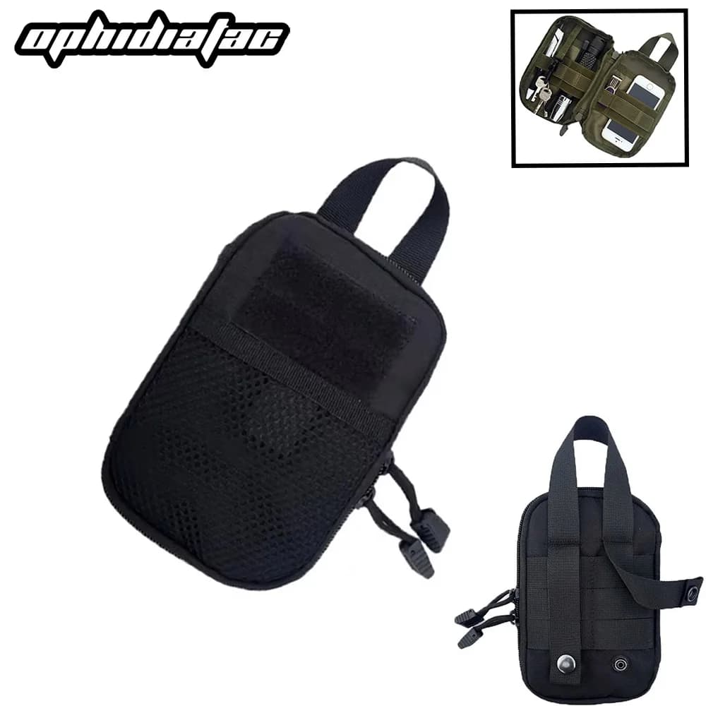 OPHIDIAN 600D Nylon Bag Outdoor Molle Waist Fanny Pack Phone Pouch Belt Waist Bag EDC Gear Hunting Bag Gadget Purses