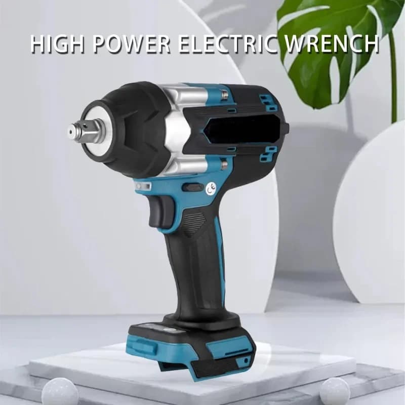 Brushless Electric Impact Wrench 1/2 Inch High Power Wrench To Remove Screws Household Power Tools for Makita 18V Battery