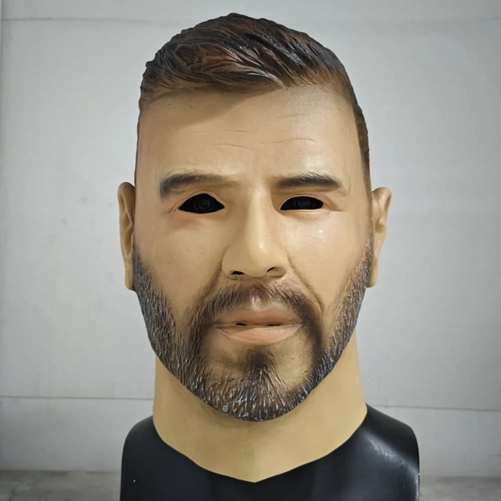 Chris Hemsworth Mask halloween Fancy Dress Party Thor Cosplay Character Costume Head Cover Realistic Handsome Uncle Latex Masks